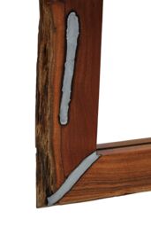 Orsina Almora Wood Wall Mirror in Brown - thumbnail 5