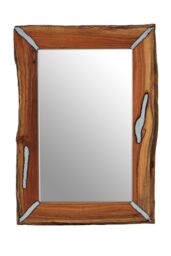 Orsina Almora Wood Wall Mirror in Brown - thumbnail 6