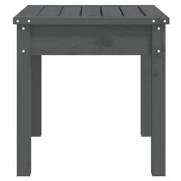 Berkfield Home Garden Bench Grey 50x44x45 cm Solid Wood Pine - Size: 50 x 44 x 45 cm - thumbnail 5