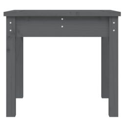 Berkfield Home Garden Bench Grey 50x44x45 cm Solid Wood Pine - Size: 50 x 44 x 45 cm - thumbnail 4