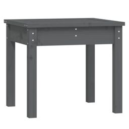 Berkfield Home Garden Bench Grey 50x44x45 cm Solid Wood Pine - Size: 50 x 44 x 45 cm - thumbnail 2