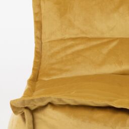 icon Dolce Large Beanbag Lounger, Velvet (3-Pack) in Yellow - thumbnail 6