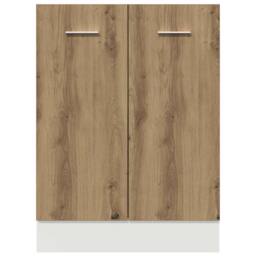 Berkfield Home Durable Bottom Cabinet Lyon Artisan Oak 60x46x81.5 cm Engineered Wood in Brown - thumbnail 5