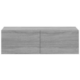 Berkfield Home 4 Piece TV Cabinet Set Grey Sonoma Engineered Wood - thumbnail 6