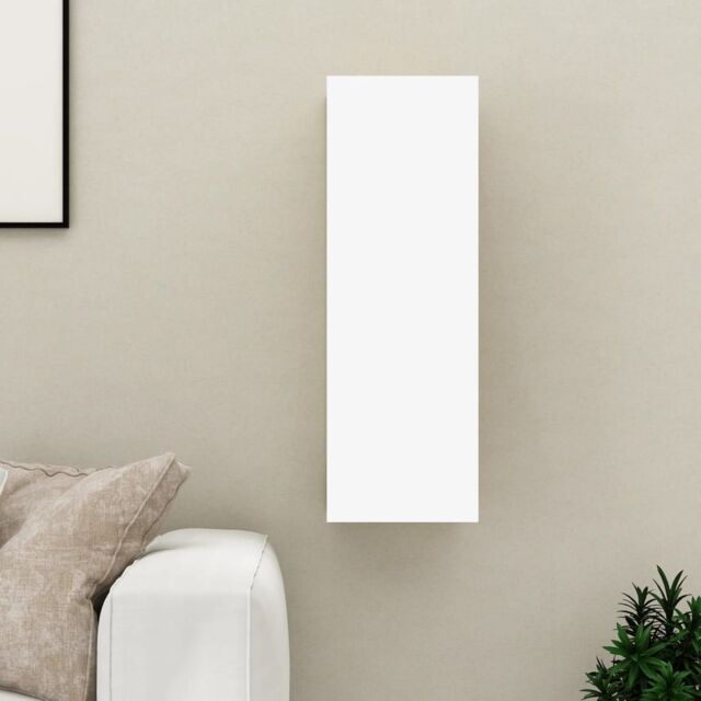 Berkfield Home TV Cabinet White 30.5x30x90 cm Engineered Wood - image 1