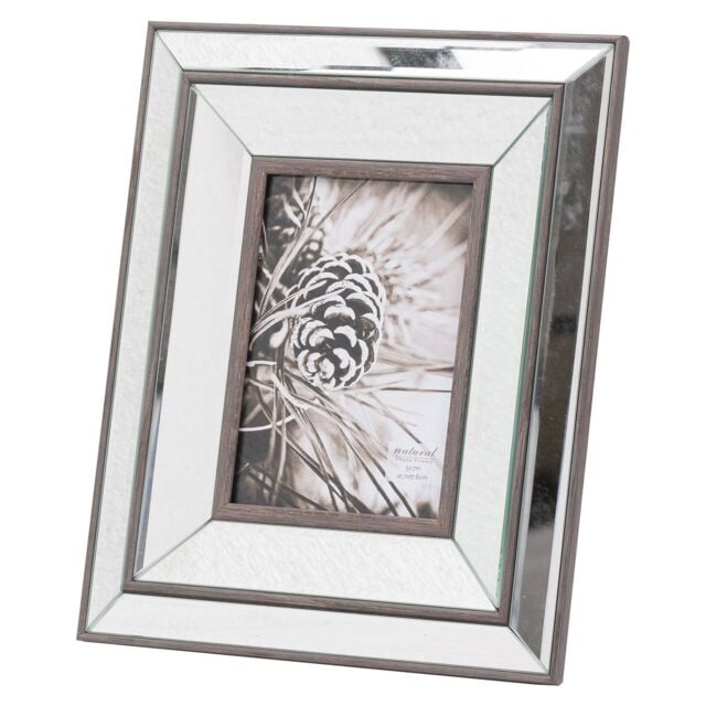 Love Lace Tristan Mirror & Wood 5X7 Frame in Brown - image 1