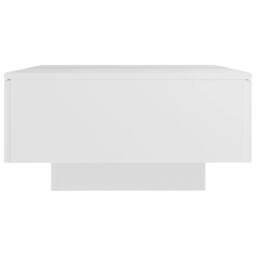 Berkfield Home Coffee Table White 90x60x31 cm Engineered Wood - Size: 90 x 60 x 31 cm - thumbnail 4