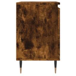 Berkfield Home Elegant Bedside Cabinets 2 pcs Smoked Oak 40x30x50 cm Engineered Wood in Brown - Size: 40 x 30 x 50 cm - thumbnail 7