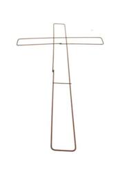 KDMD Wire Cross Frame 15 Inch Gold - thumbnail 2