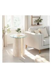 Seconique Modena Side Table in Cream