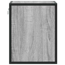 Berkfield Home Durable Wall-mounted Bedside Cabinets 2 pcs Grey Sonoma 40x31x39.5 cm - thumbnail 7