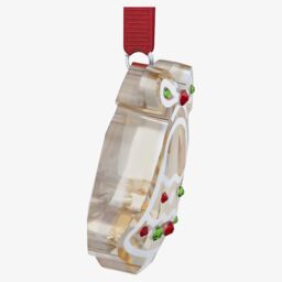 Swarovski Holiday Cheers Gingerbread Bell Ornament 5681580 in Gold - thumbnail 3