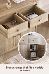 Home Discount Vida Designs Panama 2 Door 2 Drawer Sideboard Storage Solid Wood 800 x 930 x 400 mm in Brown - thumbnail 4