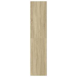Berkfield Home Highboard Sonoma Oak 30x41x185 cm Engineered Wood in Brown - Size: 30 x 41 x 185 cm - thumbnail 5