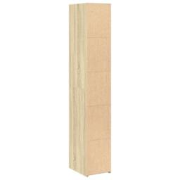Berkfield Home Highboard Sonoma Oak 30x41x185 cm Engineered Wood in Brown - Size: 30 x 41 x 185 cm - thumbnail 6