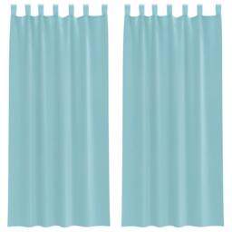 Berkfield Home Voile Curtains with Rod Pockets 2 pcs Turquoise
