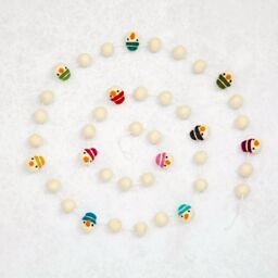 Paper High Felt Snowman Garland - thumbnail 2