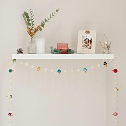 Paper High Felt Snowman Garland - thumbnail 6