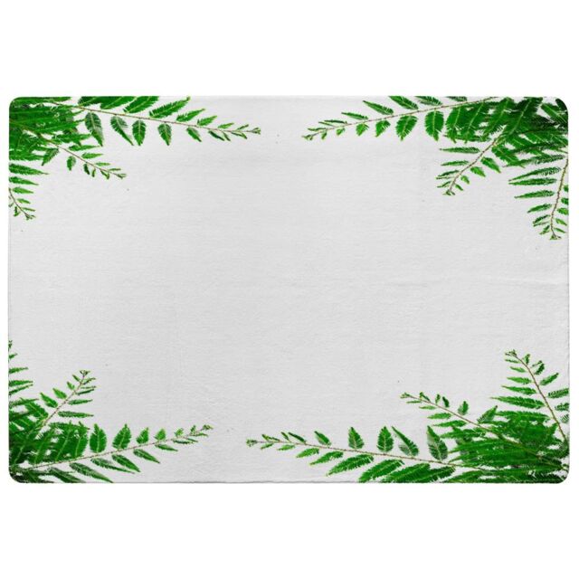 Benjamin Tate Design Green Botanicals Designer Rug in Natural - Size: Large - image 1