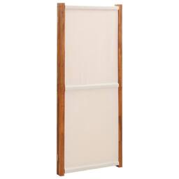 Berkfield Home 3-Panel Room Divider Cream White 210x180 cm in Beige - thumbnail 5