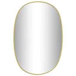 Berkfield Home Wall Mirror Gold 60x40 cm - thumbnail 3