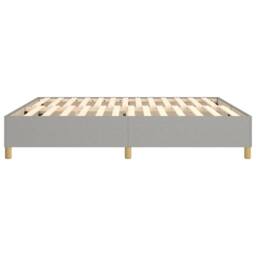 Berkfield Home Box Spring Bed Frame Light Grey 180x200cm Super King Fabric - thumbnail 6