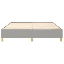 Berkfield Home Box Spring Bed Frame Light Grey 180x200cm Super King Fabric - thumbnail 5
