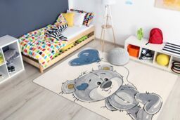 RugsX Petit Rug in Yellow - Size: 140 cm x 190 cm - thumbnail 4