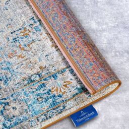 THE RUGS Villeroy & Boch 1767 Indoor Outdoor Rug - Flat Woven Durable Polyester in Blue - Size: 120 cm x 180 cm - thumbnail 5