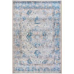 THE RUGS Villeroy & Boch 1767 Indoor Outdoor Rug - Flat Woven Durable Polyester in Blue - Size: 120 cm x 180 cm - thumbnail 1