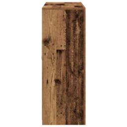 Berkfield Home Sideboard with LED Lights Old Wood 162x37x100 cm Engineered Wood in Brown - Size: 162 x 37 x 100 cm - thumbnail 8