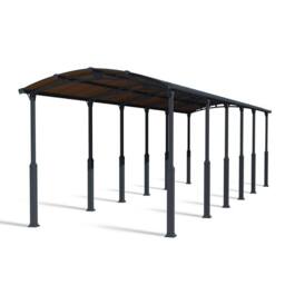 Palram Alpine 12700 RV Carport Kit - L1290 x W352 x H307 - Grey - thumbnail 1