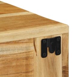 Berkfield Home Wall-mounted TV Cabinets 2 pcs Solid Wood Acacia in Brown - thumbnail 9
