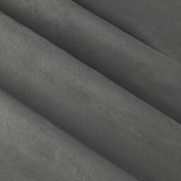 Furn The Ultimate Velvet 100% Blackout Pencil Pleat Curtain Pair in Charcoal - Size: 117 cm width x 137 cm drop - thumbnail 7