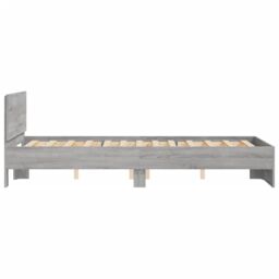 Berkfield Home Bed Frame without Mattress Grey Sonoma 120x190 cm Small Double - thumbnail 6