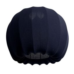 CGC Lighting Lila Navy Rounded Ribbed Stretch Cotton Fabric Lampshade - thumbnail 5