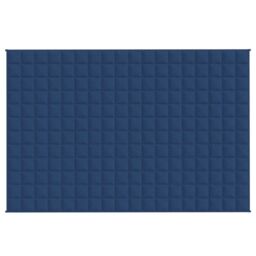 Berkfield Home Weighted Blanket Blue 137x200 cm Single 6 kg Fabric - thumbnail 3