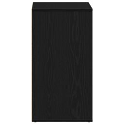 Berkfield Home Black Oak Cosmetic Cabinet 80x40x75 cm Made from Engineered Wood - Size: 80 x 40 x 75 cm - thumbnail 8