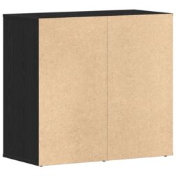 Berkfield Home Black Oak Cosmetic Cabinet 80x40x75 cm Made from Engineered Wood - Size: 80 x 40 x 75 cm - thumbnail 6