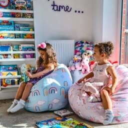 rucomfy Beanbags rucomfy Rainbow Sky Kids Bean Bag Chair - Indoor Seating for Children - thumbnail 3