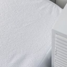 Snug City 12Inch Deep Waterproof Terry Towel Mattress Protector Soft Touch Non Noisy Fitted Sheet in White - Size: Super King - thumbnail 2