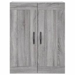 Berkfield Home Highboard Grey Sonoma 69.5x34x180 cm Engineered Wood - thumbnail 6