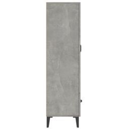 Berkfield Home Highboard Concrete Grey 70x31x115 cm Engineered Wood - Size: 70 x 31 x 115 cm - thumbnail 6