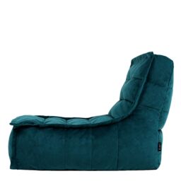 icon Dolce Large Beanbag Lounger, Velvet (4-Pack) in Teal - thumbnail 5