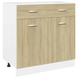 Berkfield Home 7 Piece Kitchen Cabinet Set Lyon Sonoma Oak Engineered Wood in Brown - thumbnail 9