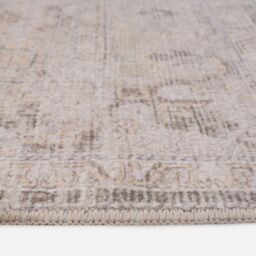 Kukoon Pale Beige Boho Vintage Style Distressed Living Room Bedroom Area Rug in Fawn - Size: 190 cm x 280 cm - thumbnail 5
