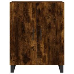 Berkfield Home Sideboard Smoked Oak 69.5x34x90 cm Engineered Wood in Brown - thumbnail 5