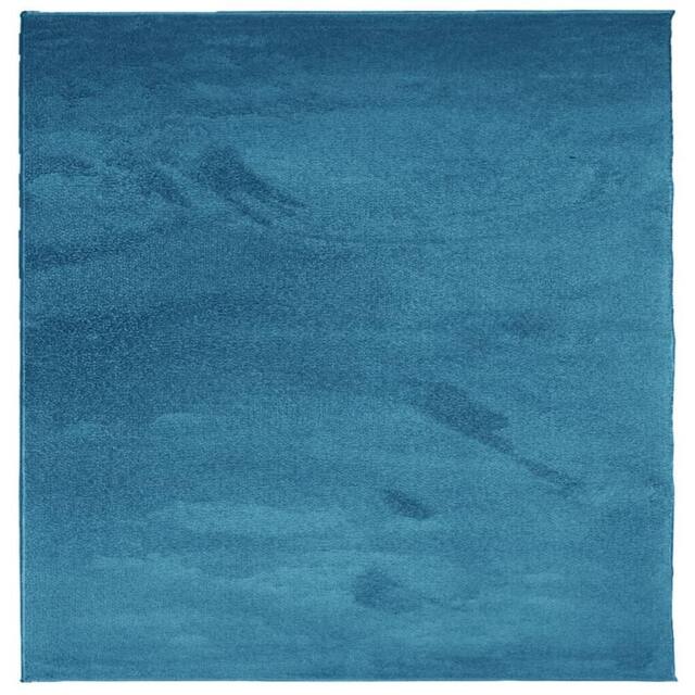 Berkfield Home Rug OVIEDO Short Pile Turquoise 240x240 cm - Size: Medium - image 1