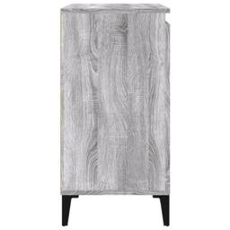Berkfield Home Modern Bedside Cabinet Grey Sonoma 40x35x70 cm Engineered Wood - Size: 40 x 35 x 70 cm - thumbnail 7