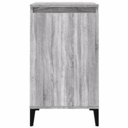 Berkfield Home Modern Bedside Cabinet Grey Sonoma 40x35x70 cm Engineered Wood - Size: 40 x 35 x 70 cm - thumbnail 5